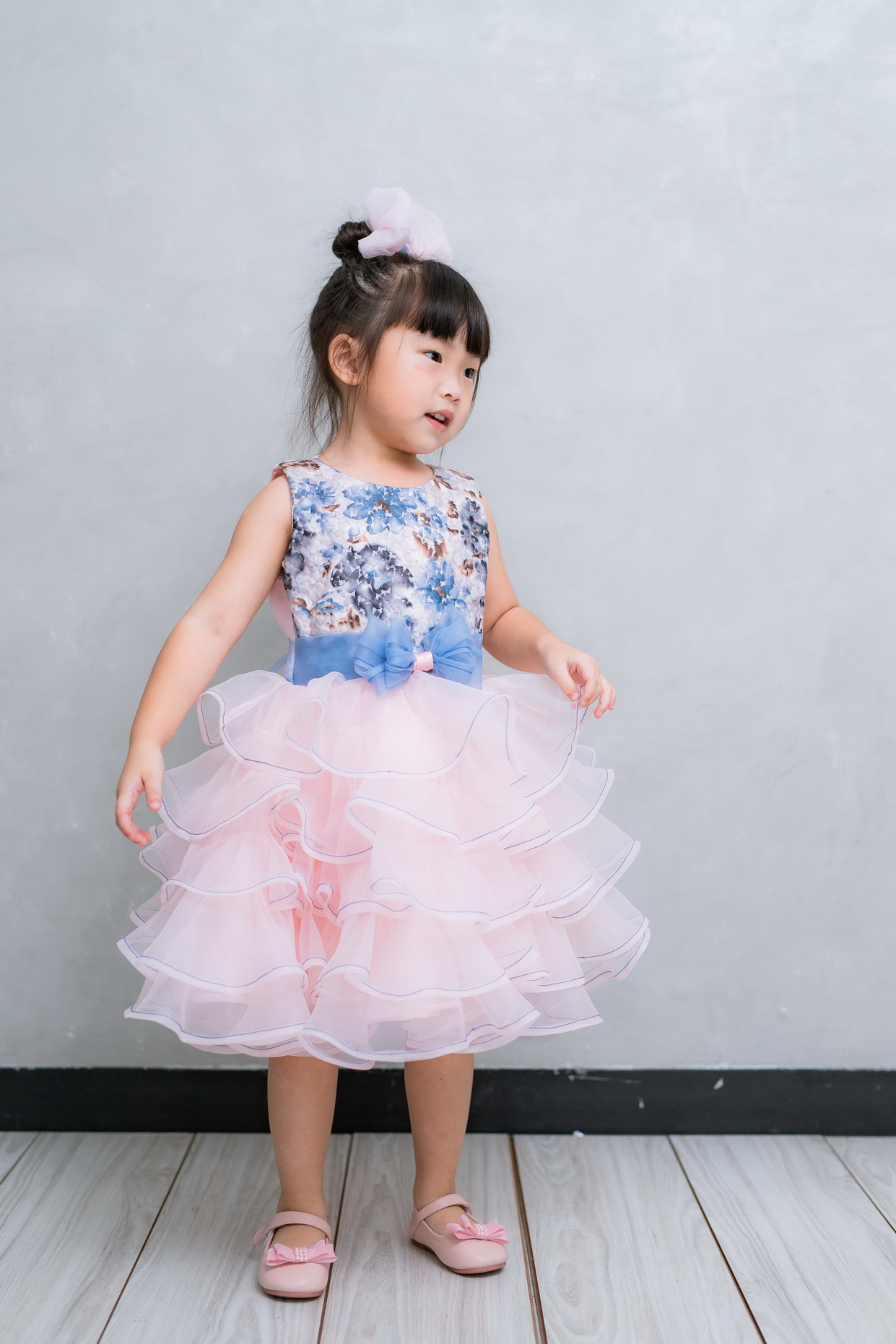 Baby blue and pink on sale dress